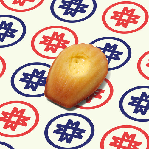 Egg Tart madeleine by MADÉ, Hong Kong egg custard heart